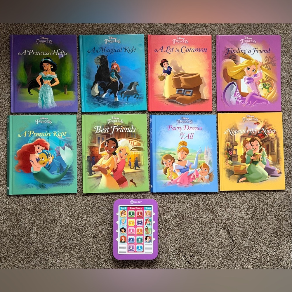 Disney Princess Me Reader 8-Book Set and Electronic Reader Sound Hardcover Books - Picture 3 of 4